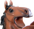 Brown Horse Wine Bottle Holder 6 1/2 Inch