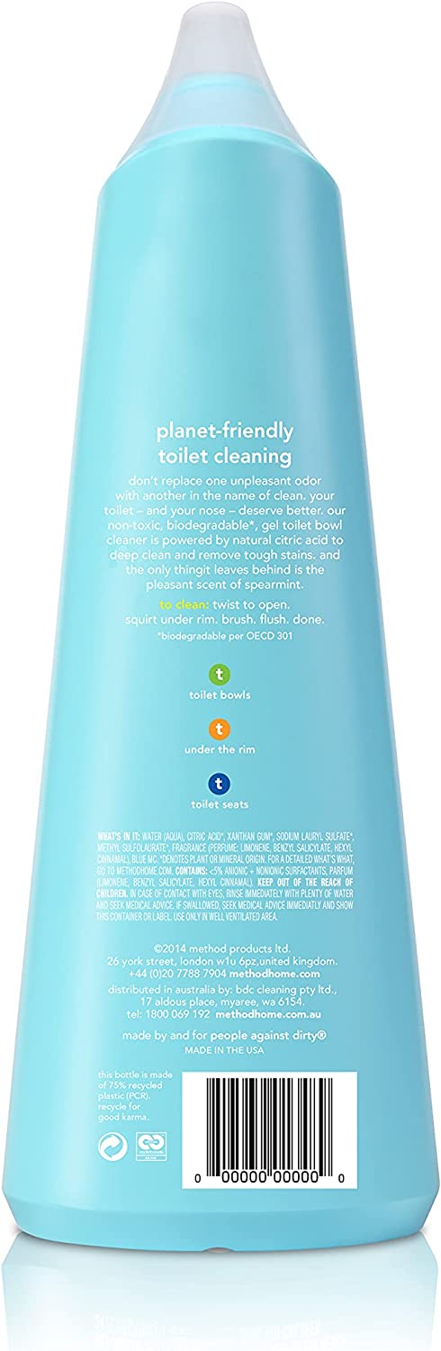 Method Antibacterial Toilet Bowl Cleaner - Spearmint - 24 Ounce - 2 Pack