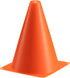 Traffic Cones and Racing Checkered Flags - (24 Pcs) 12 - Black and White Flags on Sticks and 12 7-Inch Mini Orange Sports Safety Cones for Kids - Race Car Theme Birthday Party Supplies