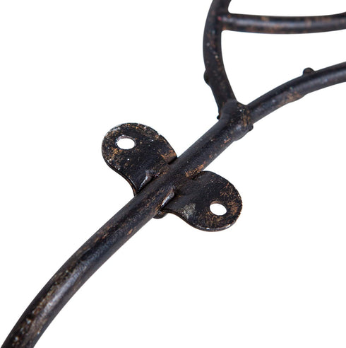 SOFFEE DESIGN 2 Packs Coat Hooks Wall-Mounted Hanging Metal Rack, Heavy Duty Tree Branch & Birds Key Holder, Vintage Farmhouse Coat Hooks for Towels, Hats, Scarves - Green