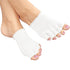 Gel Toe Separator Socks Women - Toes Separator Feet Care 1 Pair Gel Toe Separators Large - Toe Separator Pedicure Toe Spacers Compression Socks with Gel - Half Toe Women Socks with Open Toes joyrider