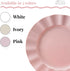 PINK PLASTIC PLATES | Disposable Dinner Plates | Veil | 11.25 | 10 PC