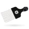 Afro Pick, Hair Pick, Metal Pick Comb, Detangle Wig Braid Hair Styling Comb, Hair Comb Pick(1 pack)