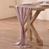 Socomi 2pcs Dusty Rose Chiffon Table Runner Sheer Wedding Runner 29x122 Inches Romantic Table Runner for Wedding Table Decorations