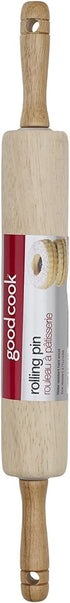 Good Cook Classic Wood 10 Inch Rolling Pin 23830 (3 Pack)