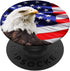 Pop Socket American Flag With Eagle Phone Grip PopSockets PopGrip: Swappable Grip for Phones & Tablets