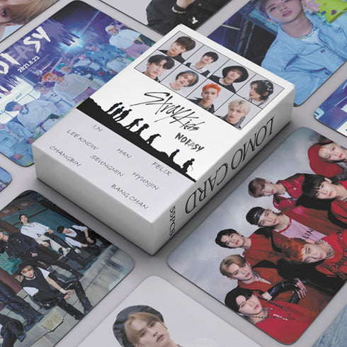 55 PCS Stray Kids LOMO Cards NO EASY Album Photo Cards New Album Postcards Stray Kids Album noeasy Cards Gift for Fans Daughter