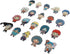 20 Plastic Fridge Magnets with Chibi Figures