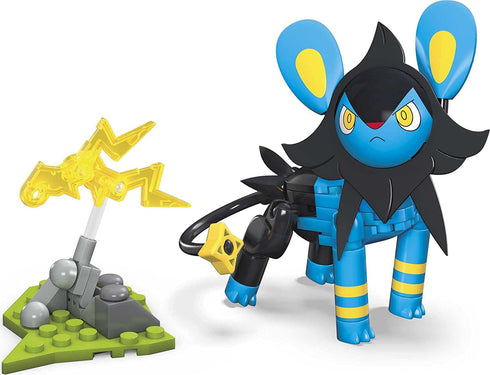Mega Construx Pokemon Luxio Construction Set with Character Figures, Building Toys for Kids (67 Pieces)
