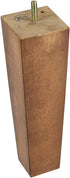 ProFurnitureParts Sandstone 9" Tall Tapered Wood Sofa Legs w/Anti-Skid Pads, Leg Plates Included Set of 4