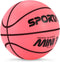 Mini Basketball Toys for Kids - Toddlers Basketball ,Small and Cute Bouncy - Beach Ball, Safe and Soft to Handheld 5" Pink Basketball, No Pump
