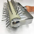 Mazaashop Handle Roller Docker Stainless Steel for Pizza Cake Pie Homemade Baking