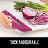 Gorilla Grip Reversible, Oversized, Thick Cutting Board Set of 3, Grip Handle, Deep Juice Grooves, Slip Resistant, Large Kitchen Chopping Boards for Meat, Veggies, Fruits, Dishwasher Safe, Hot Pink