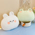 Wgxzyq Frog Plushie Pillow, Frog Stuffed Animal Plush Toy, Birthday Xmas Valentine's Day Gift for Kids Boys Girls (Green, 14inch)