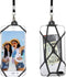 Gear Beast Universal Cell Phone Lanyard - Silicone Cell Phone Holder for Walking w/Neck ?Strap, Black