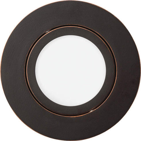 Lithonia Lighting 4JBK ADJ 30K 90CRI ORB M6 Round 3000K 90 CRI 4" Baffle Canless Kit, 4 in, Oil Rubbed Bronze