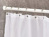 BRIOFOX Tension Curtain Rod 27-43 Inches, Rust-Resistance Shower Curtain Rod for Windows or Doorways, Matte White