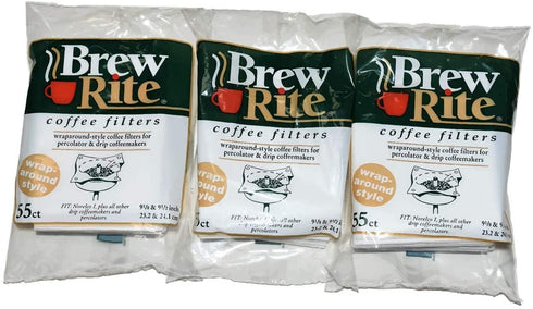 Brew Rite Rockline Wrap Around Percolator Coffee Filters (Pack of 3)
