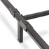 Amazon Basics Metal Bed Frame for Box Spring and Mattress, Easy Tool-Free Setup - Twin, 6-Leg Base