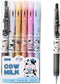 Jisomin Giant star Cute Milky Cow Pens, Retractable Gel Pens, Black Gel Ink Pens, 0.5mm, Bullet Point, Perfect for Office School Supplies Gifts for Boys Girls,Pack of 6pcs (Milky Cow)