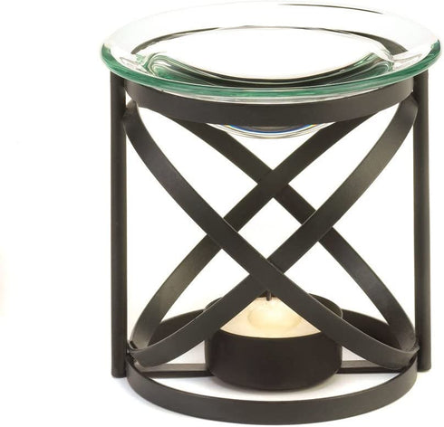 Accent Plus 15147 3.625 Inch Black Orbital Oil Warmer
