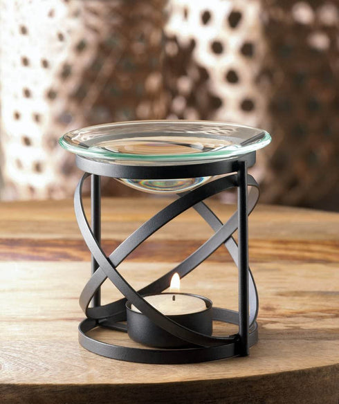 Accent Plus 15147 3.625 Inch Black Orbital Oil Warmer