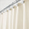 mDesign Hotel Quality Polyester/Cotton Blend Machine Washable Fabric Shower Curtain with Waffle Weave and Rust-Resistant Metal Grommets for Bathroom Showers and Bathtubs - 72" x 72" - Sand/Khaki