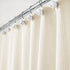 mDesign Hotel Quality Polyester/Cotton Blend Machine Washable Fabric Shower Curtain with Waffle Weave and Rust-Resistant Metal Grommets for Bathroom Showers and Bathtubs - 72" x 72" - Sand/Khaki