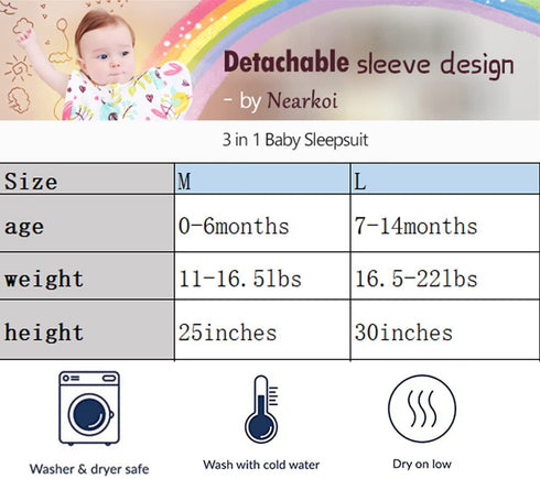 Baby Transition Swaddle Sack,Baby Sleeping Bag with Arms Up Removable Long Sleeve,or Sleeveless,100% Cotton,Baby Sleep Sack for Appease The Baby,Blue?7-14months?