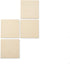 Outset 76176 Pizza Grill Stone Tiles, Set of 4