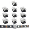 RGBZONE 10Pcs LED Strip Connector 3 Pin 10mm Strip to Strip Unwired Gapless Solderless Connector for Dual Color and Digital Pixel Strip Light