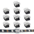 RGBZONE 10Pcs LED Strip Connector 3 Pin 10mm Strip to Strip Unwired Gapless Solderless Connector for Dual Color and Digital Pixel Strip Light
