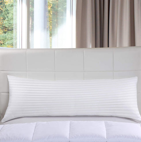 Utopia Bedding Soft Body Pillow - Long Pillows for Side and Back Sleepers - Cotton Blend Cover with Soft Polyester Filling (Single Pack) 20x54 Inch