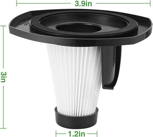 Cabiclean LT450 Vacuum Filter for Moosoo Vacuum Cleaner, HEPA Replacement Filter Compatible with MOOSOO LT450 Vacuum Cleaner ( 6 HEPA Filter & 6 Sponge?