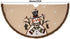 Snowman Tree Skirt 48 Inch with Brown Faux Fur Trim Border for Christmas Tree Decorations, Rustic Farmhouse Xmas Tree Skirt with Unique Hand Paint Snowman and Snowflakes