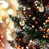 GOOTRADES Set of 24 Mini Shatterproof Christmas Balls Tree Ornaments Party Decoration, 3cm/1.18'' (Gold)