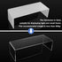 5 Pack Clear Acrylic Display Risers, 5 Sizes Acrylic Jewelry Display Riser Shelf Showcase Fixtures for Cake Candy Display Stand