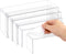 5 Pack Clear Acrylic Display Risers, 5 Sizes Acrylic Jewelry Display Riser Shelf Showcase Fixtures for Cake Candy Display Stand