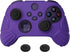 eXtremeRate PlayVital Guardian Edition Purple Ergonomic Soft Anti-Slip Controller Silicone Case Cover, Rubber Protector Skins with Black Joystick Caps for Xbox Series S and Xbox Series X Controller