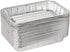 Pack of 20 Disposable Aluminum Foil Toaster Oven Pans-Mini Broiler Pans | BPA Free | Perfect for Small Cakes or Personal Quiche | Standard Size - 8 1/2" x 6"