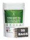 Yerba Mate Tea with Natural Organic Yerba Matte (50 tea bags)| Rich in Chlorophyll, Antioxidants and Vitamins| Made in USA