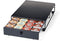 nifty SOLUTIONS Capacity Nifty Rolling Mini Black Finish, Compatible with K-Cups, 24 Pod Pack Holder, Compact Under Coffee Pot Storage Drawer, Slim Home Kitchen Counter Organizer
