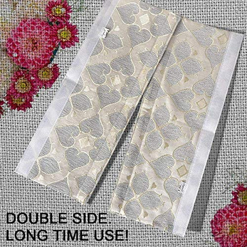OUGAR8 Refrigerator Door Handle Covers Handmade Decor Protector for Ovens, Dishwashers.Keep Your Kitchen Appliance Clean from Smudges, Food Stains (6" L3.5 W, Quatrefoil)