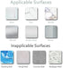 Wreath Hanger, VIS'V Large Clear Removable Heavy Duty Suction Cup Wreath Hooks with Wipes 22 LB Strong Window Glass Door Suction Cup Wreath Holder for Halloween Christmas Wreath Decorations - 2 Packs