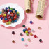 Beadthoven 100pcs 10mm Mixed Color Glass Rhinestone Clay Pave Round Beads, Disco Rhinestone Crystal Shamballa Beads for Jewelry Making (0Round-100pcs#Multi Color)