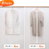 Refrze Garment Bags with Zipper, Garment Cover, 8 Pack Clear Garment Bags, Hanging Garment Bag, Dress Garment Bags for Closet Storage or Travel, Breathable Garment Covers 24'' x 43''/ 50''