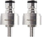 FERRODAY Stainless Steel Carbonation Cap Counter Pressure Bottle Filling 5/16 Barb CO2 Coupling to Carbonate Soda Beer Water Stainless Steel PET Bottle Filling Carbonation Cap & O-ring + Flat Gasket