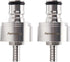 FERRODAY Stainless Steel Carbonation Cap Counter Pressure Bottle Filling 5/16 Barb CO2 Coupling to Carbonate Soda Beer Water Stainless Steel PET Bottle Filling Carbonation Cap & O-ring + Flat Gasket