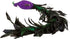 Kurt Adler H6043 Large Purple/Blue Feather Peacock on Clip, Multicolor