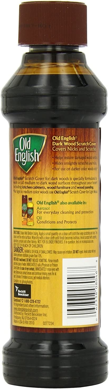 Old English Scratch Cover For Dark Woods Polish 8 oz (Pack of 2)